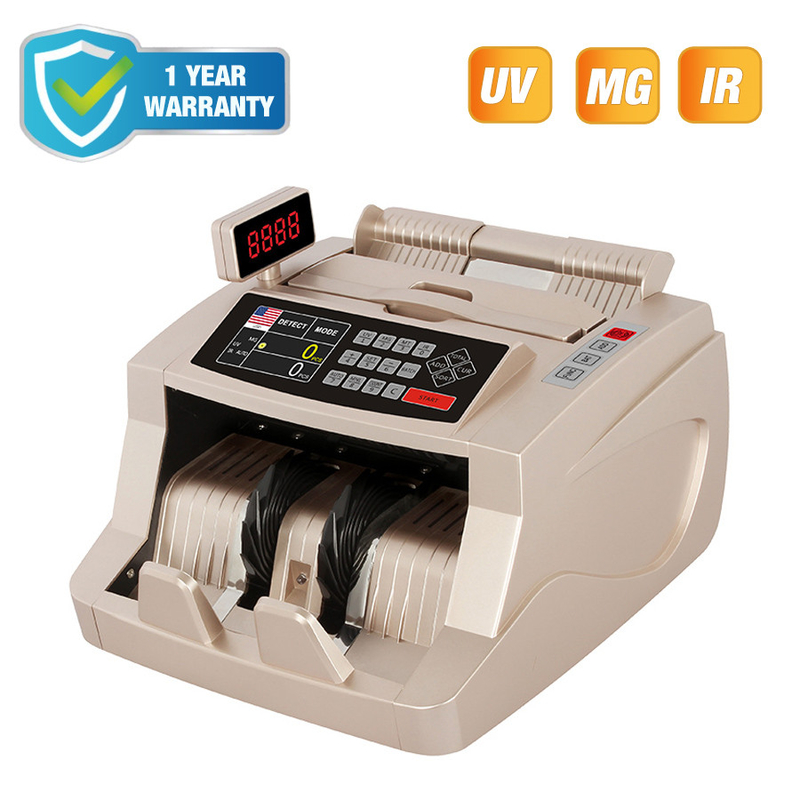 Golden Bill Counter Counting Machine JPY 0.15mm Mixed Denomination Currency Counter MG